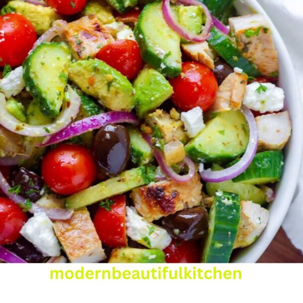 chicken cucumber avocado salad